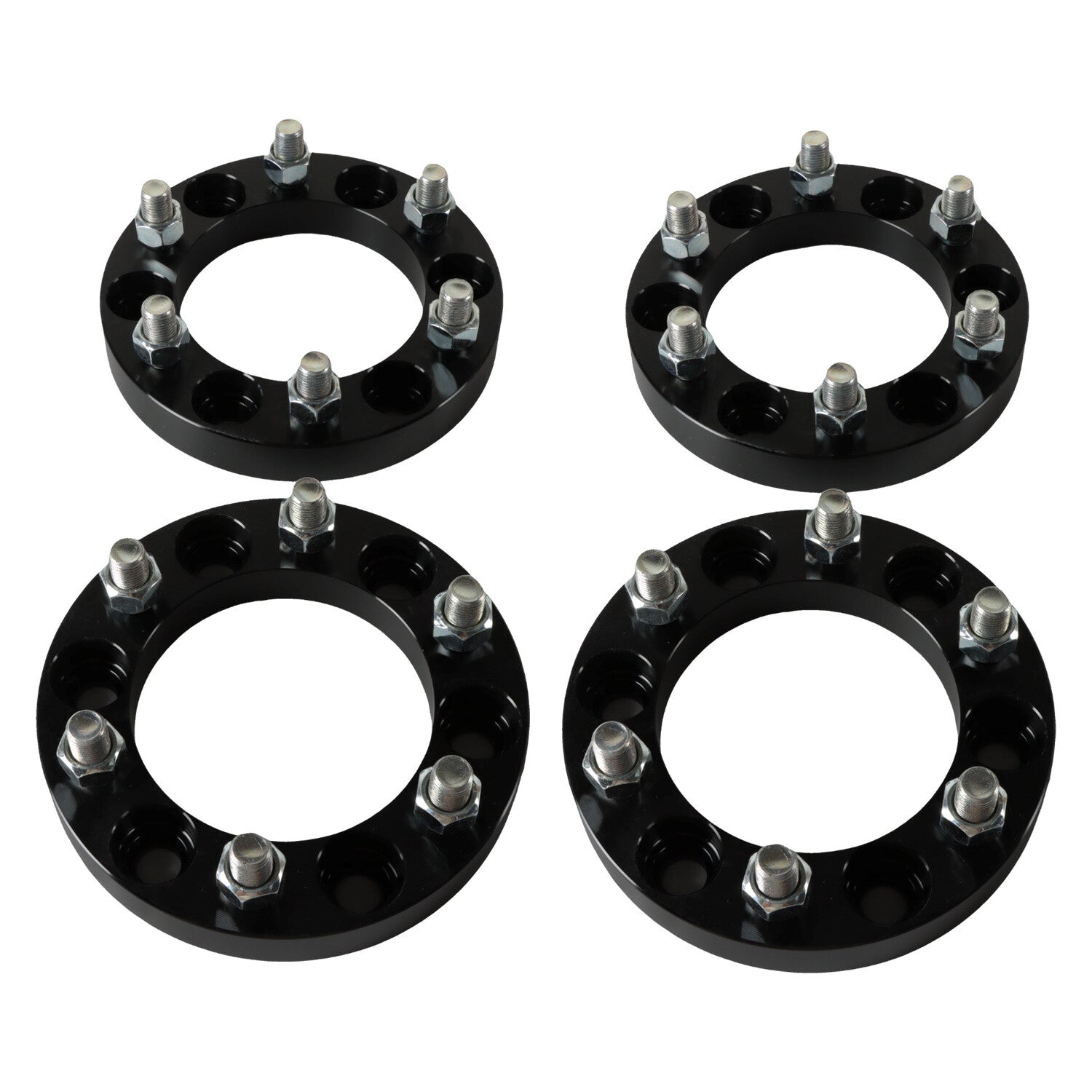 4 1 Inch 6 Lug Fits for Chevy GM Wheel Spacers Adapters | 6x5.5 to 6x5.5 14x1.5 n