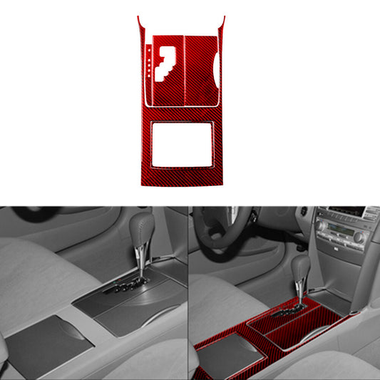 6X Red Front Door Window Control Panel Trim Carbon Fiber for Fiat 500L 2014-2017 v
