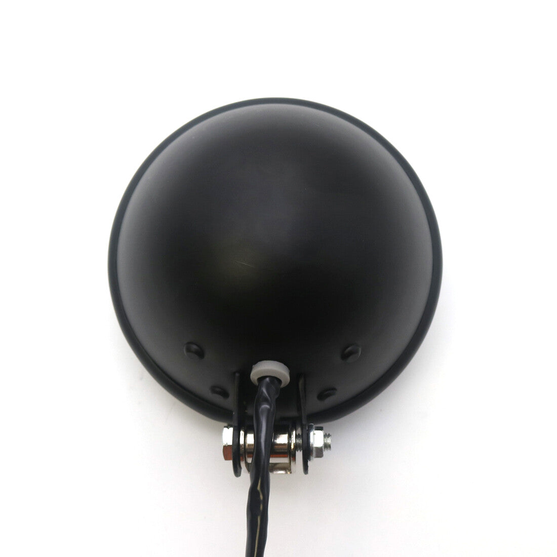 Black Metal Retro Round Headlight for Honda Bobber Chopper Old School Custom 8mm Q