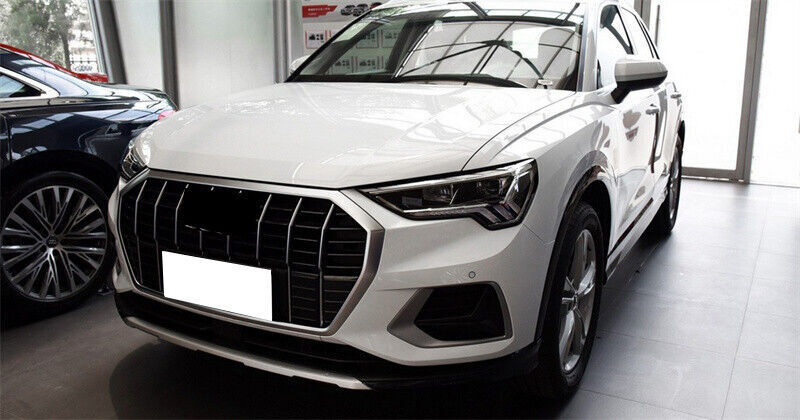 Left Side ABS Front Bumper Fog Lamp Cover Bezel Grill Fit for Audi Q3 2019-2022