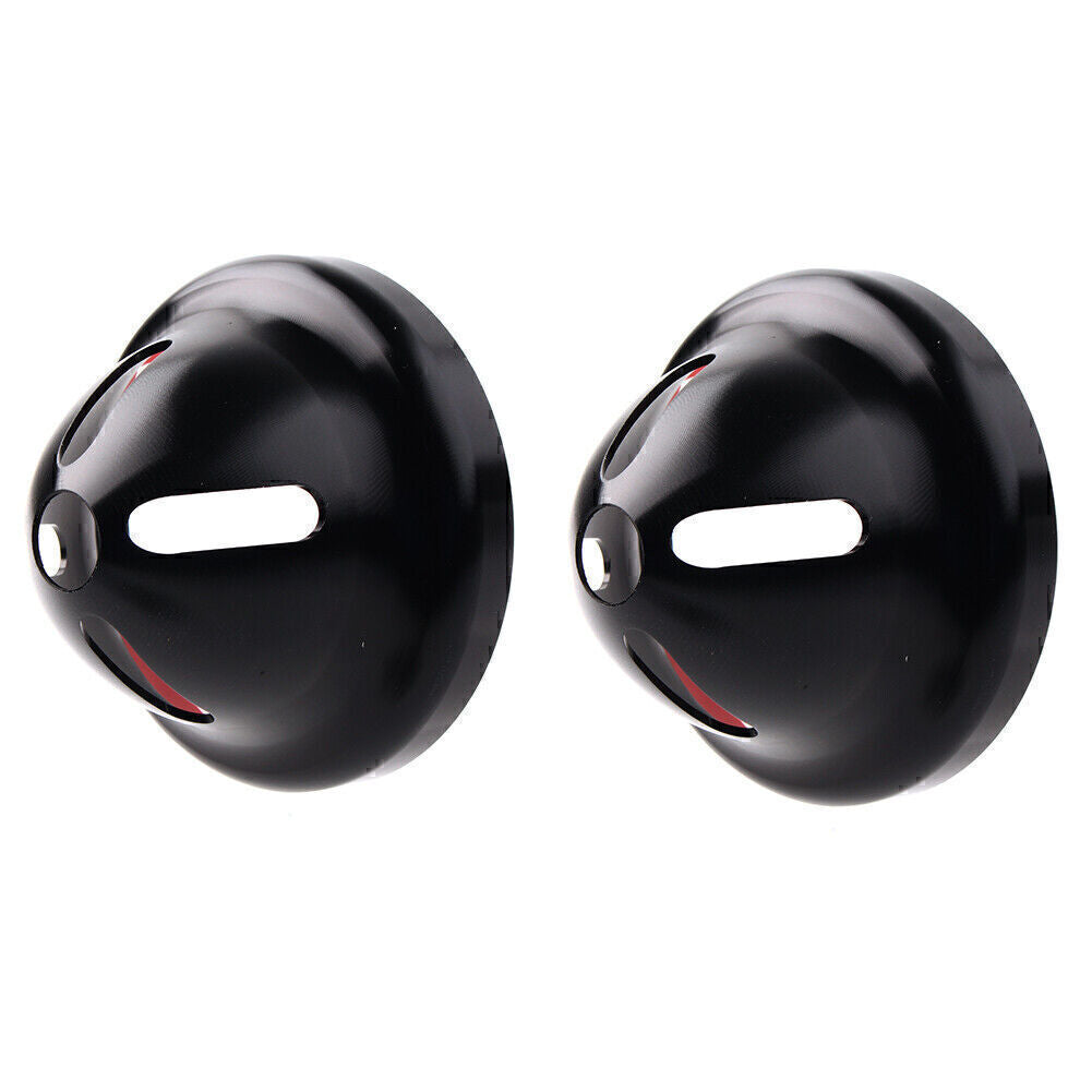 Pair Black Turn Signal Light Cover For T100 2002-2014 Scrambler 900 2006-2014 Q