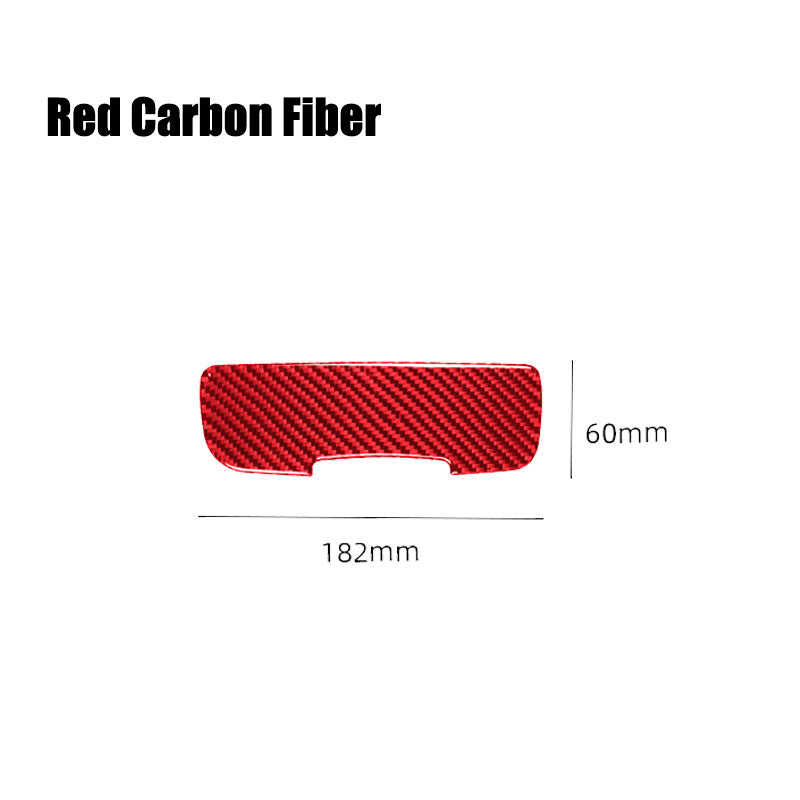 Red carbon fiber interior power outlet trim for Corvette C5 98-004- n