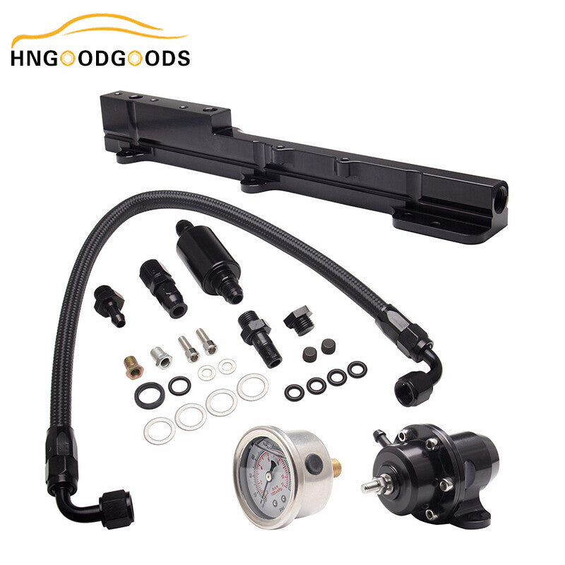 Fuel pressure regulator gauge rail line fuel rail kit for B series B16 B18 B20 Si