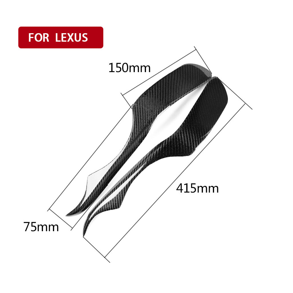Carbon Fiber Headlight Eyebrow Cover for Lexus IS300 IS200 RS200 ALTezza 1998-05