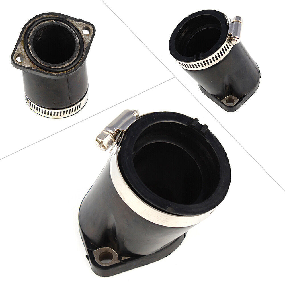 Carburetor Intake Manifold Rubber Boots Adapter for Kawasaki KVF400 Prairie Q