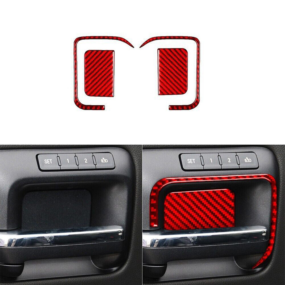 Carbon Fiber Gear Shift Frame Sticker Trim for Mustang Convertible 2001-04 v