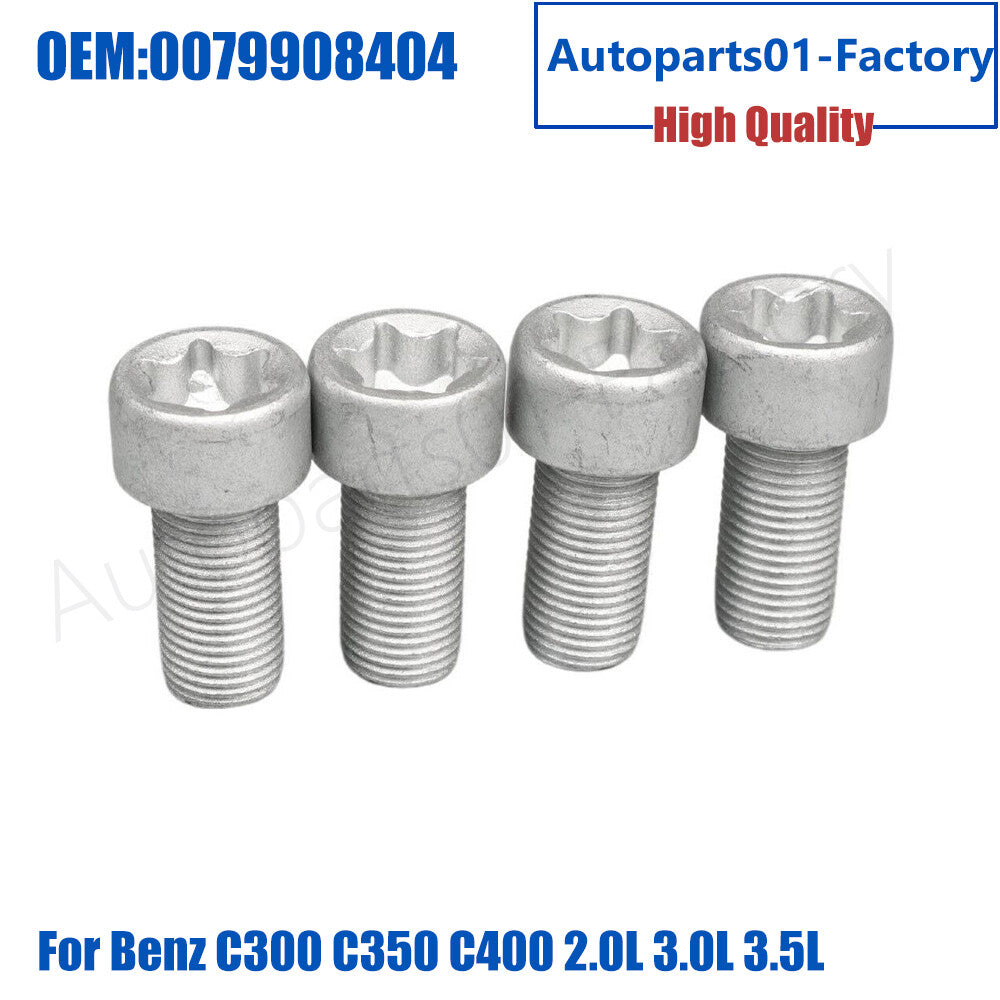 Set of 4Pcs Front Driveshaft Bolt For MercedesBenz C300 C350 C400 2.0L 3.0L 3.5L