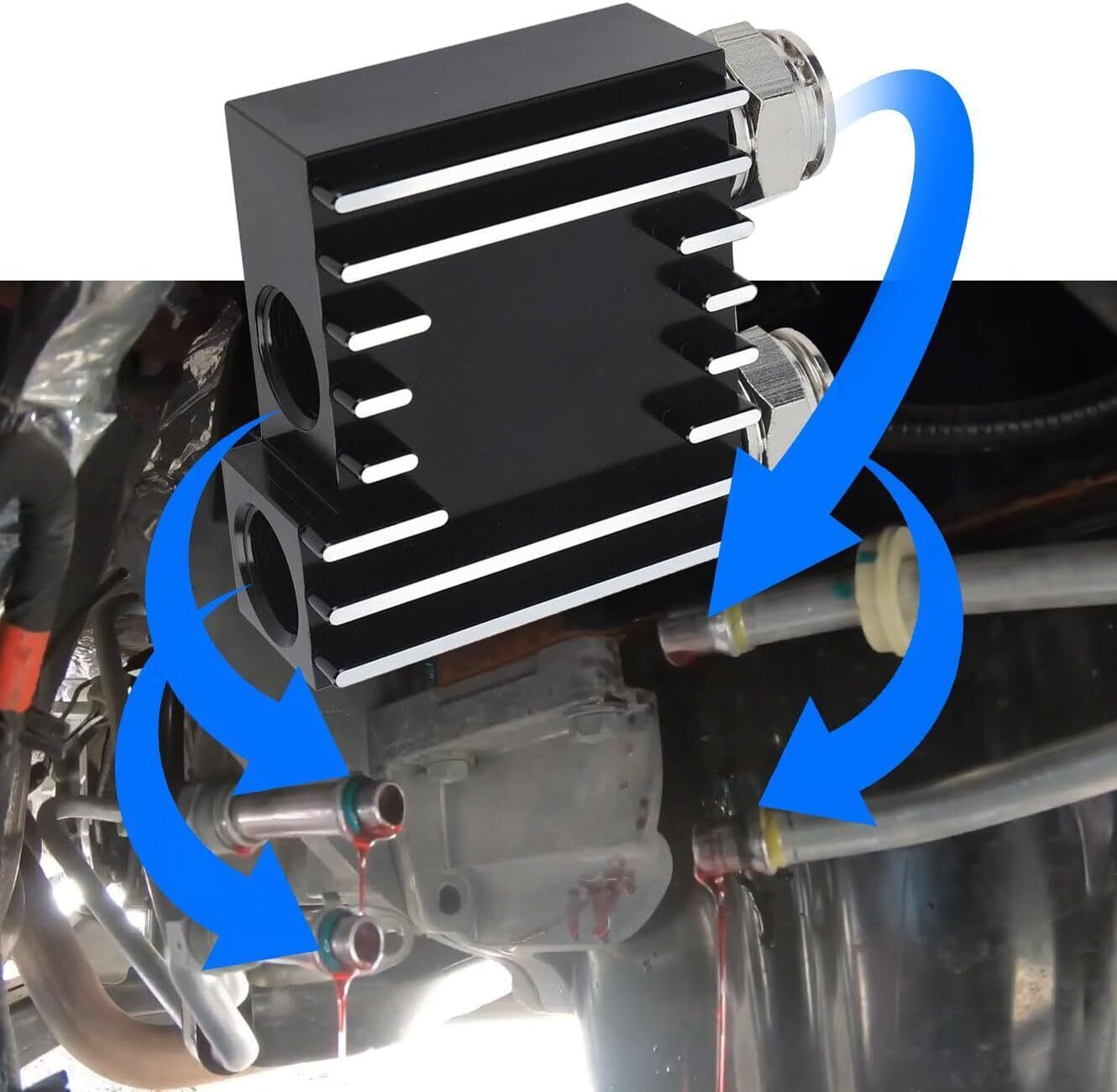 for Dodge for Ram 6.7L 2013-2018 Transmission Cooler Thermal Bypass 68186711AA