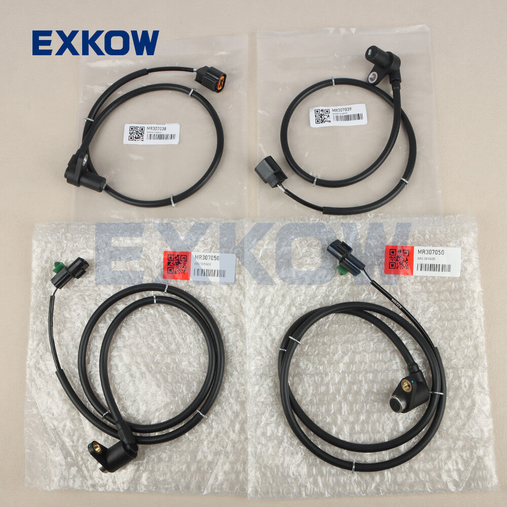 4PCS/Set ABS Sensor for Mitsubishi for Challenger I 1996-2005 MR307038 MR307039 Q