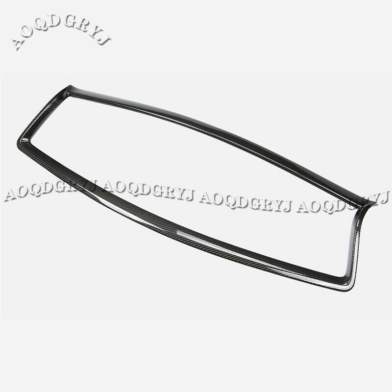 Carbon Fiber Front Grilles Grill Moulding Trim Cover for Infiniti Q50 2014-2017