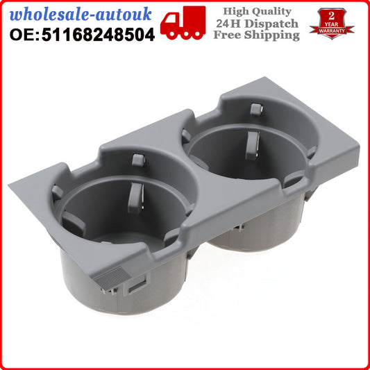 Front Center Console Cup Drink Holder Grey for BMW E46 3 Series 318d 51168248504 Q