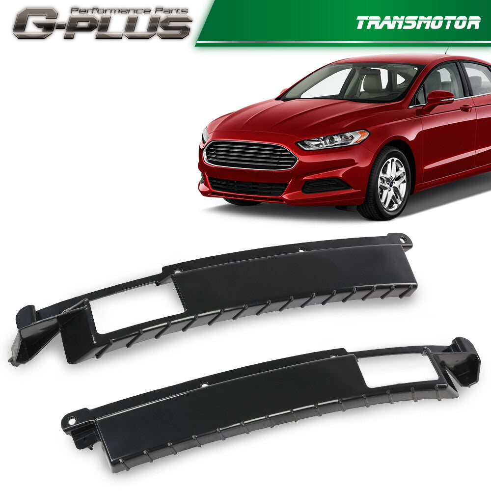 2-Piece Front Bumper Bracket Set Suitable for 13-16 for Ford Fusion Side Covers (New Plastic)