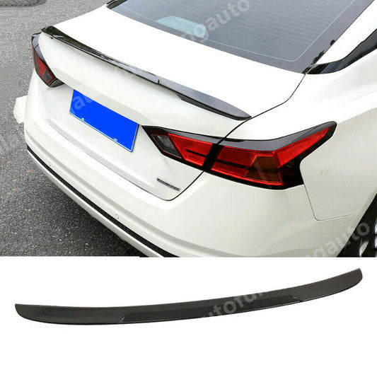 for Nissan Teana Altima 2019-2022 Carbon ABS Rear Trunk Spoiler Wing Lip Refit