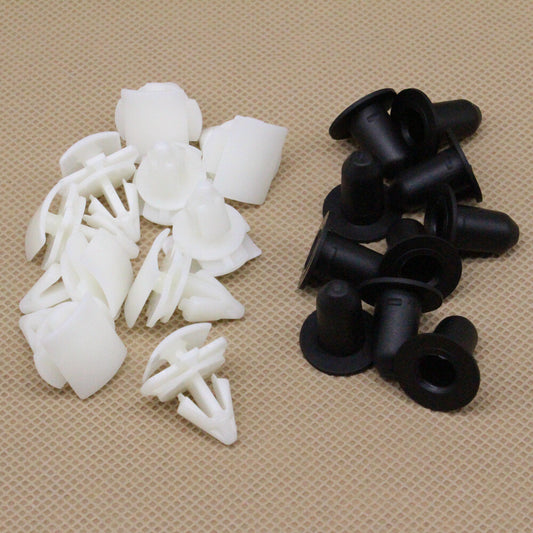 10 Side Moulding Trim Grommet Clip Sets for VW for Passat for Tiguan Touareg for Skoda Jety