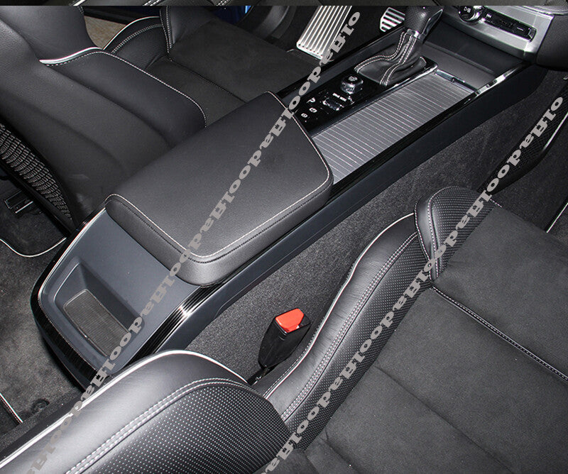 for Volvo S60 2019-2022 Black Inner central console Gear shift panel trim strips