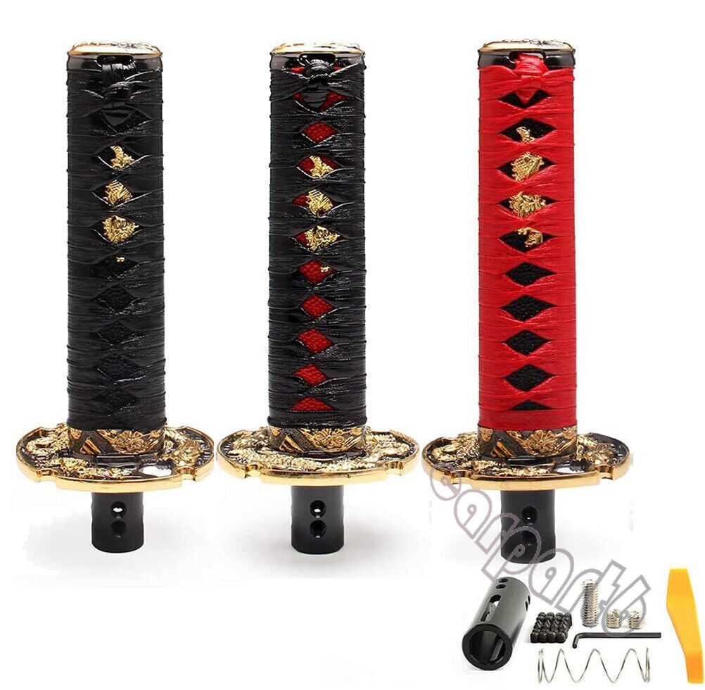 Gear Shift Knob Shifter 15cm Samurai Sword Automatic Katana Metal Universal New Q