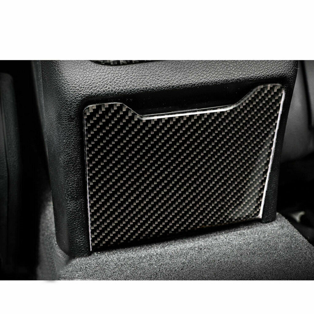 Carbon fiber rear for seat storage box trim for C-Class W205 C180 - n