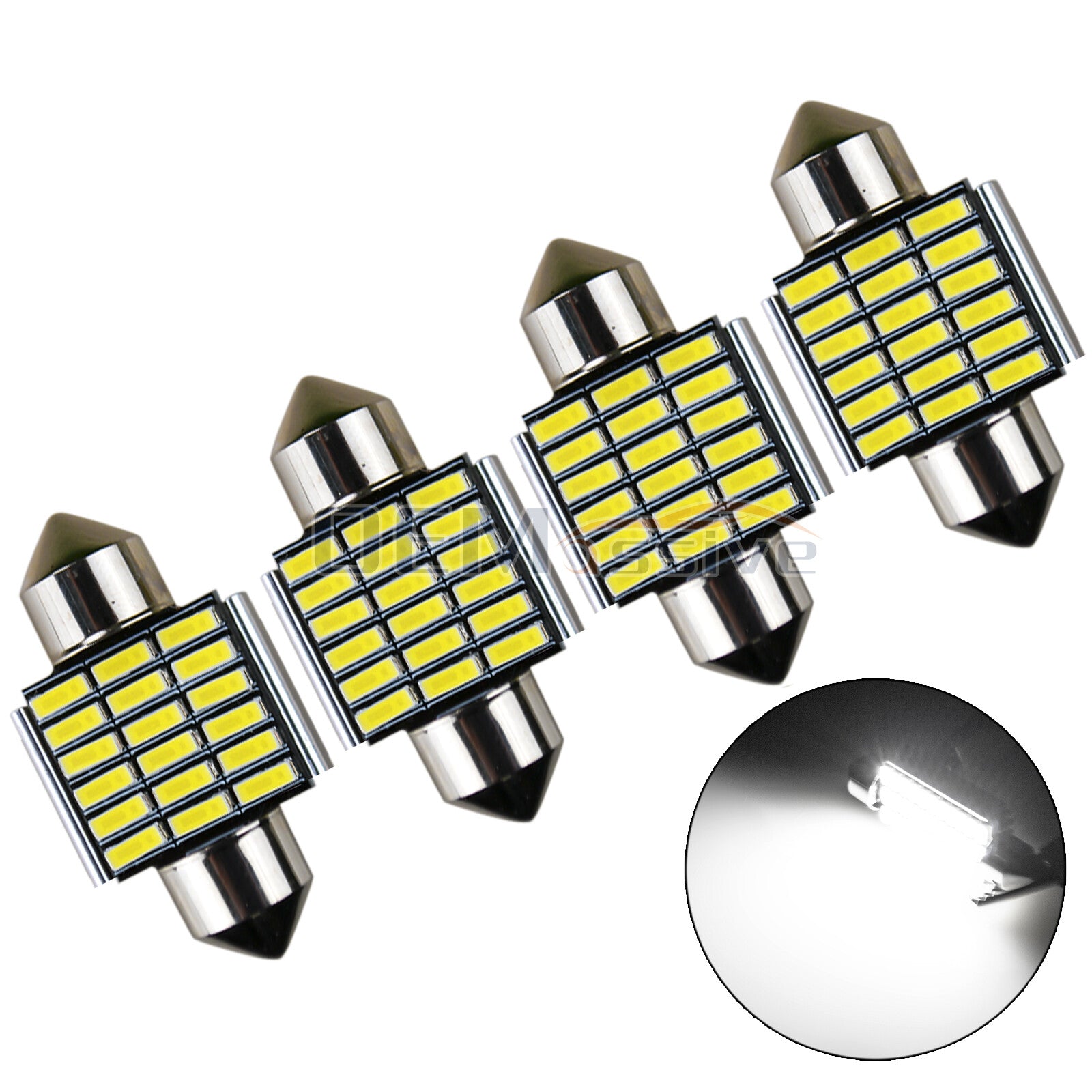 4 x 31 mm car interior interior lighting lighting white bulb floor Q