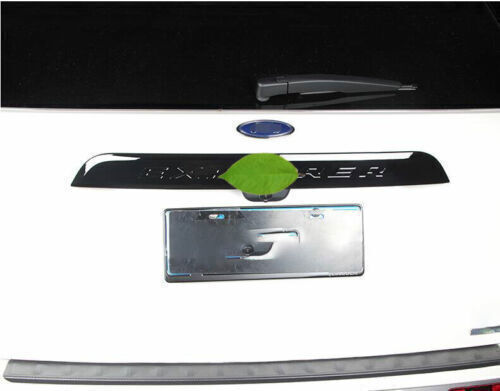 Gloss Black Rear Door Trunk Middle Tailgate Strip Trim  for ford  Explorer 2020-23