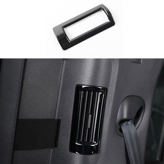 1X for Land Rover for Defender 20-25 Black Steel C Pillar Air Outlet Vent Cover Trim