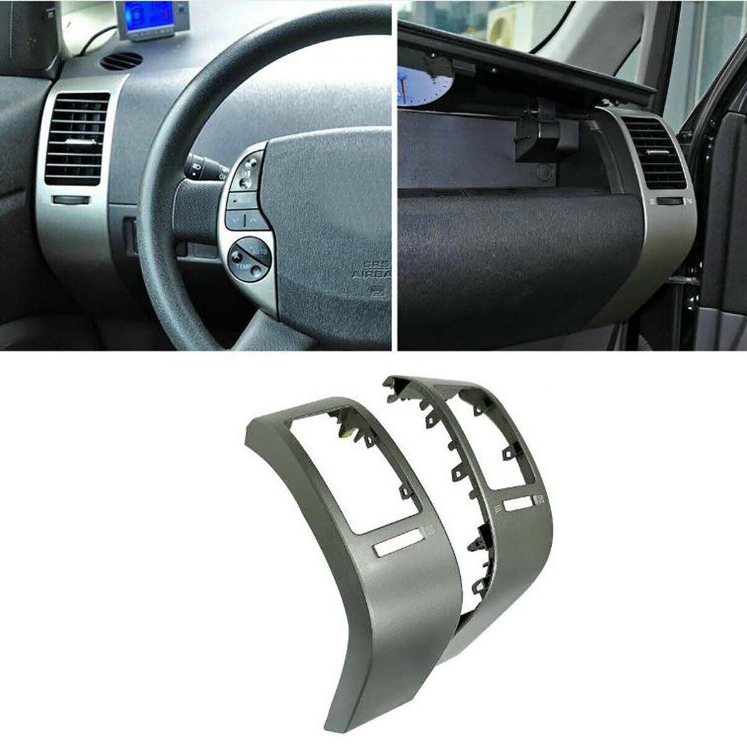 4PCS Center Inner A/C AC Dash Air Vent Cover Trim fit for Toyota Prius 2004-2009