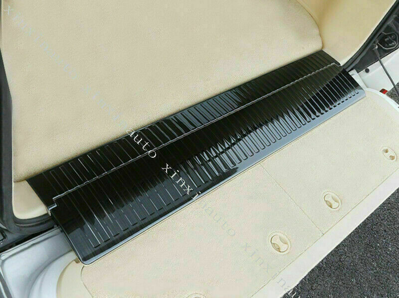 Black Rear Bumper Cargo Protector Sill Plate Trim for Toyota for Land Cruiser 08-21