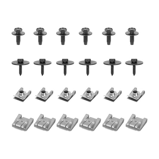 24PCS Under Engine Cover Undertray Fitting Clips for Mercedes C Class W203 W204