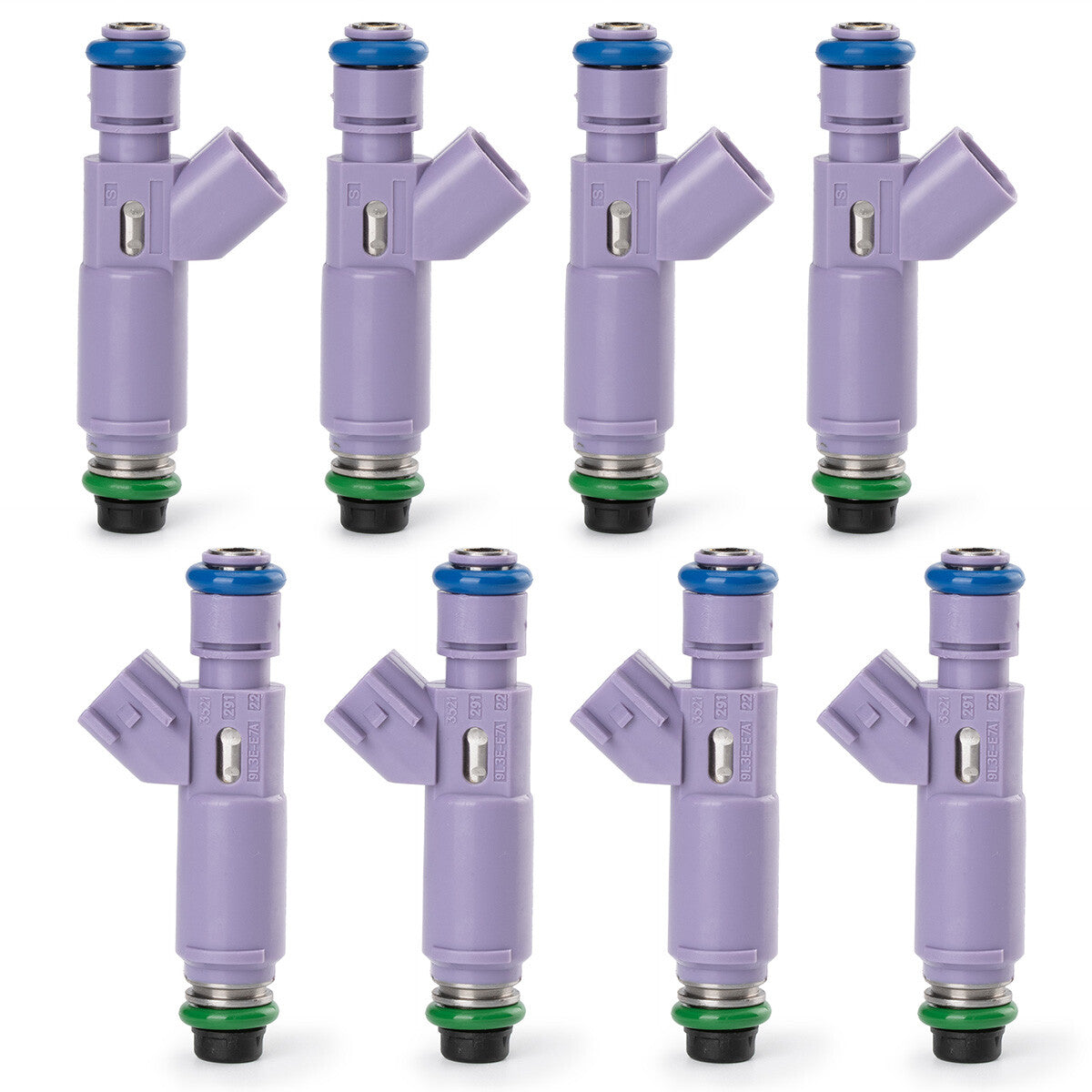 8PCS Fuel Injectors for Ford for Mustang 1988 1990 1991 92-94 9L3E-E7A M-9593-LU24A