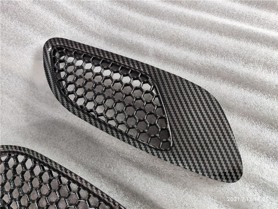 Carbon Fiber Color Bonnet Vent Hood Air Vent Scoop Duct for BMW E90 E91 E92 E93 Q