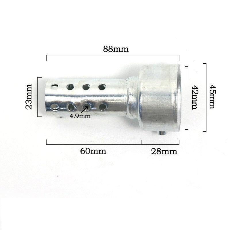 Dirt Bike Motorcycle 45MM Exhaust Muffler Adjustable Silencer Db Killer Pipe Tip