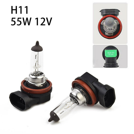 2x H11 Halogen Car Headlight Auto Low-Beam Driving Light Bulbs Fog Lamp,55W,12V v