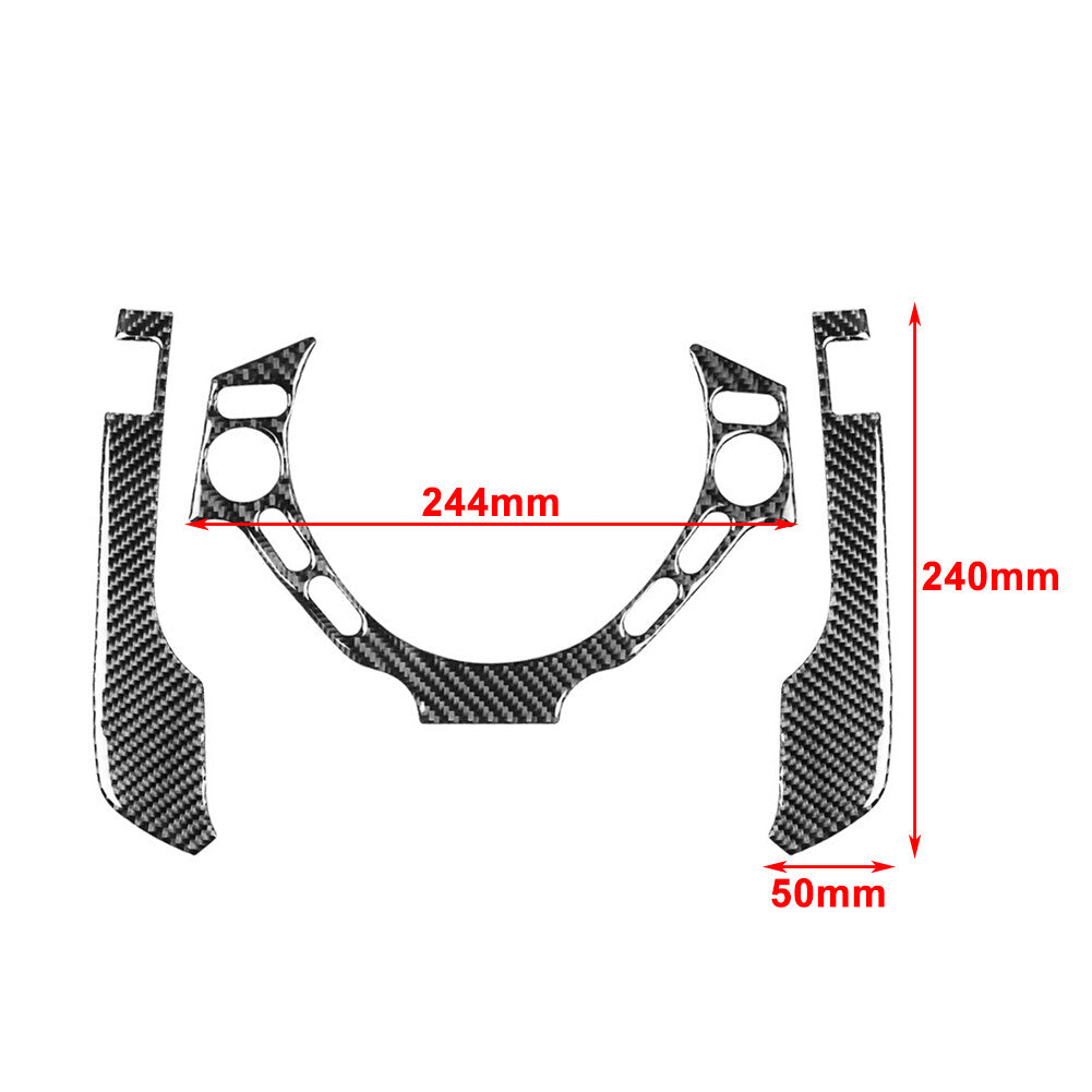 Speedometer Steering Wheel Button Cover Trim for Nissan GTR R35 2008-2016 Red