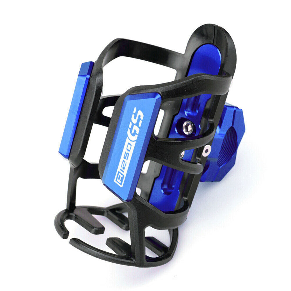 for BMW R1250GS ADV LC Blue Cycle Beverage Water Bottle Drink Cup Holder Stand Q