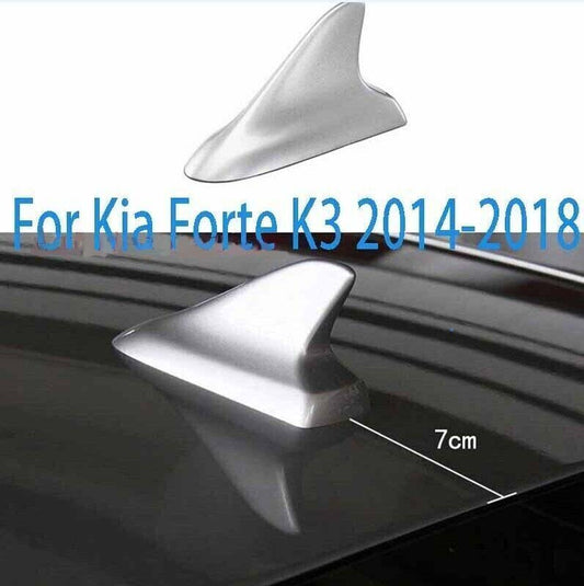 Silver Outdoor Shark Fin Antenna Receiver Cover Trim for Kia Forte K3 2014-2018 Q