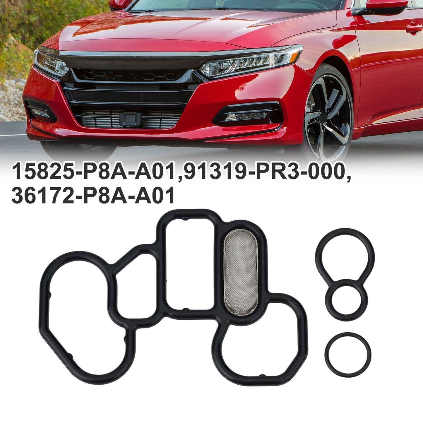 Solenoid Spool Valve Gasket Kit for Accord 15825-P8A-A01 91319-PR3-000 v