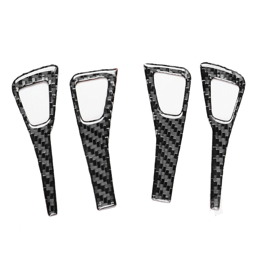 Carbon fiber interior window lift switch button cover trim for Model 3/Y - n
