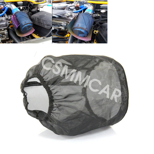 High Flow Car Air Filter Dust Cover Dustproof Waterproof Oil-proof Outwear Black