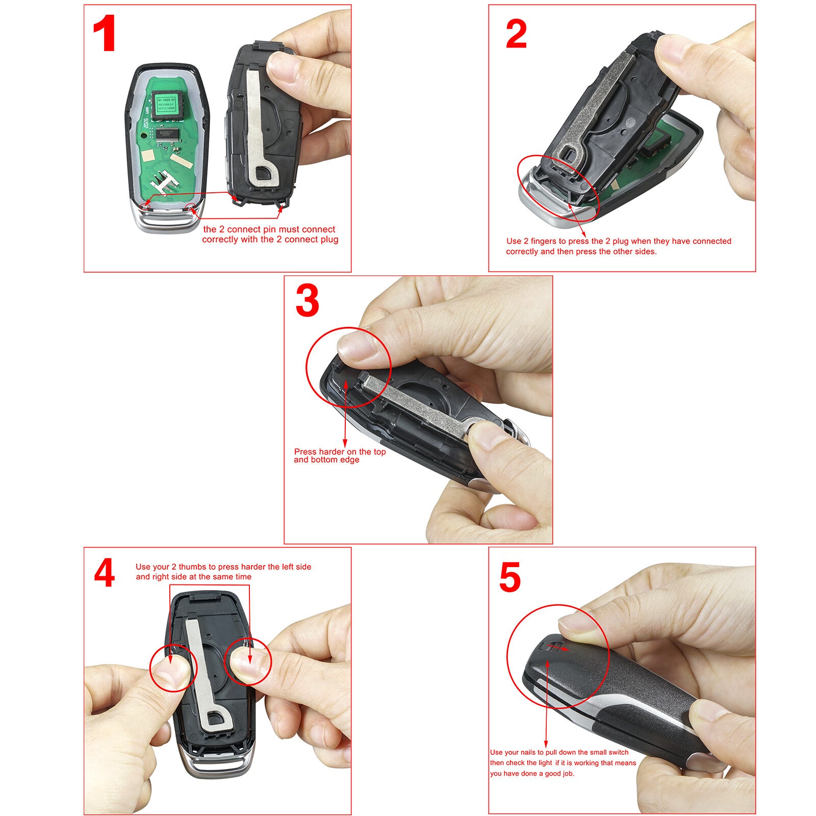 M3N-A2C31243300 for Smart Remote Control Keychain Protective Case for 2015, 2016, and 2017  for ford  F-150 Explorers. Q