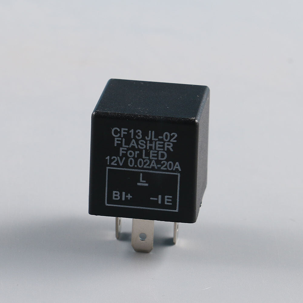 Universial Fix LED Flasher Flash Relay 3 Pins for Turn Signal Lamp Hyper Flash Q