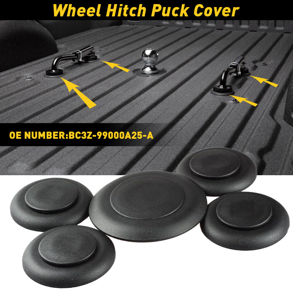  for ford  Super Duty F-250 5th Wheel Hook-Up Cover Plug Trim Ring Kit 2011-23 Q
