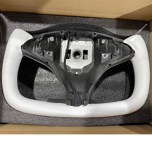 Steering Wheel Carbon Fiber For Model X/S 2014-2023 Heated Leather n