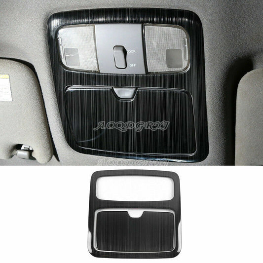 stainless Car Roof Reading Lamp Light Cover Trim for Toyota Prado 120 2003-2009