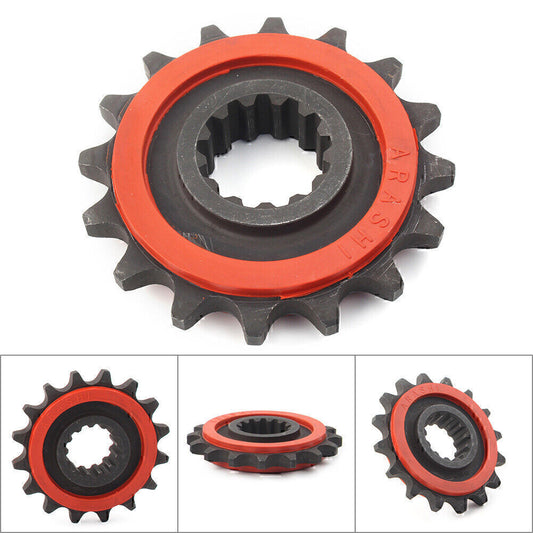 Cushioned Front Sprocket 16T AF100-16T Rubber Fit for HONDA CBR1000 2017-2018 Motor Q