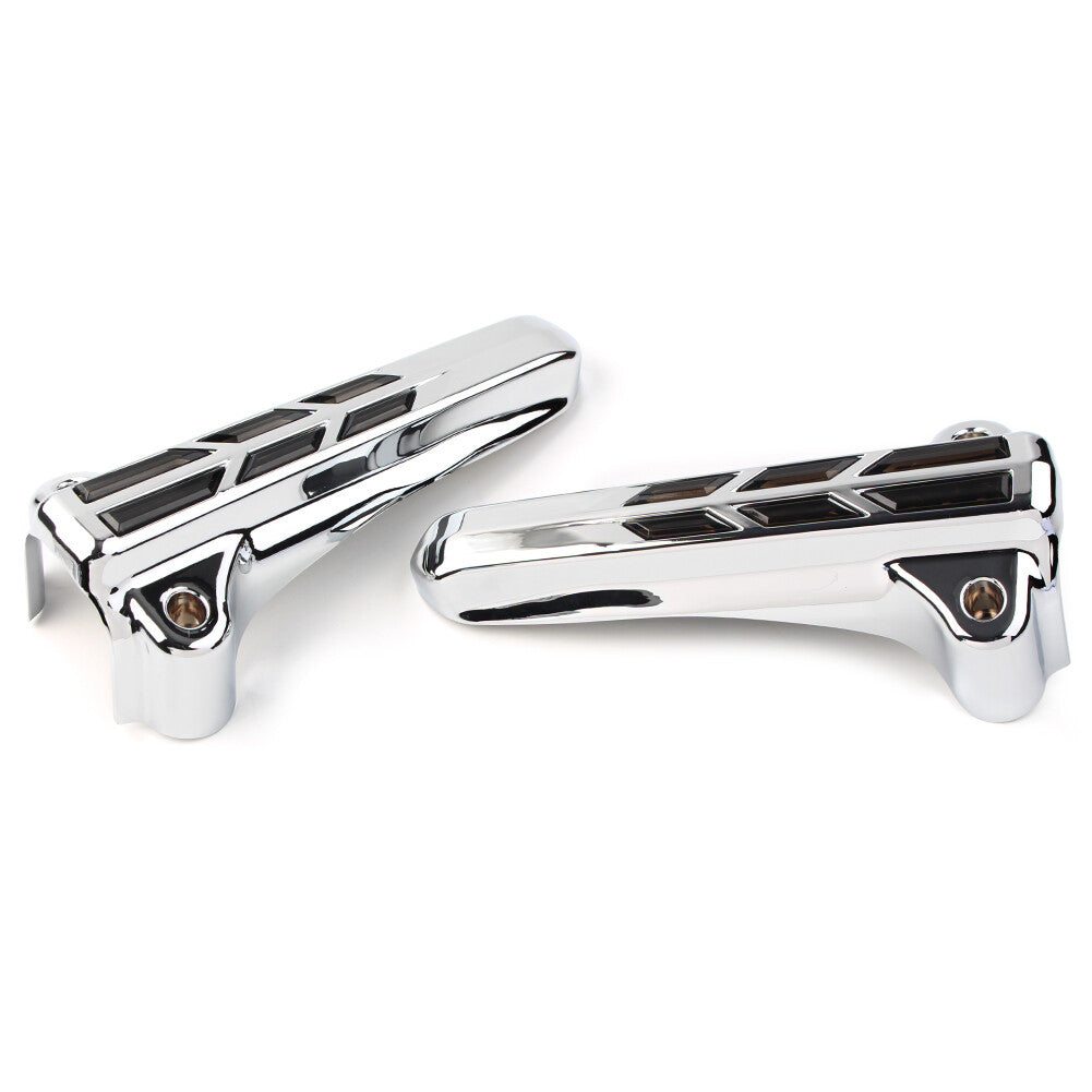 2xFront Lower Fork Leg Covers LED Smoke Light for Harley Touring FLHR FLHTK FLHX