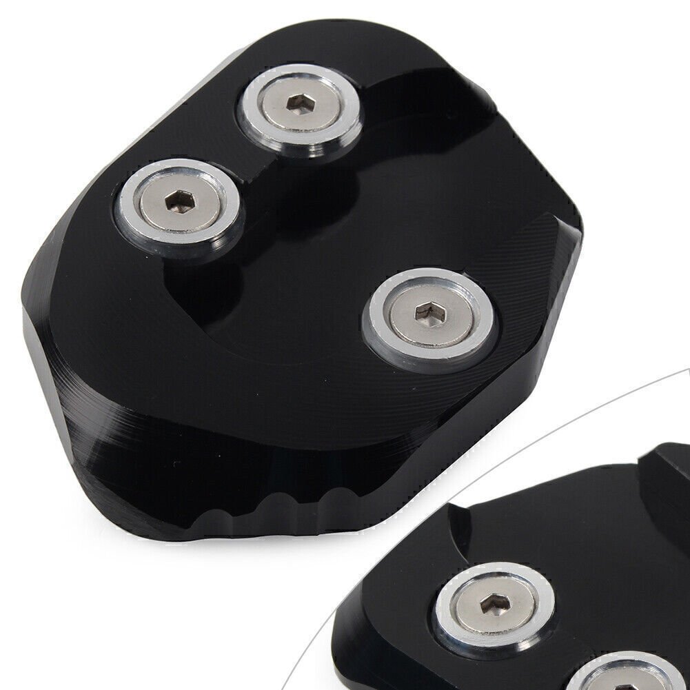 Black Side Kickstand Stand Enlarger Pad Extension Plate for HONDA CB1000R 18-19 Q