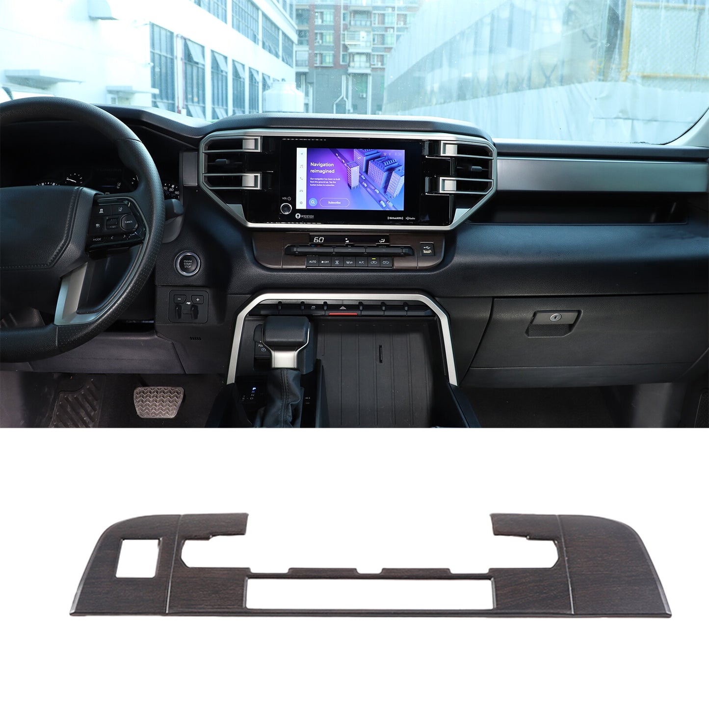 ABS Bright Red Shift Button Cover Trim for Corolla Cross 2022 2023- v