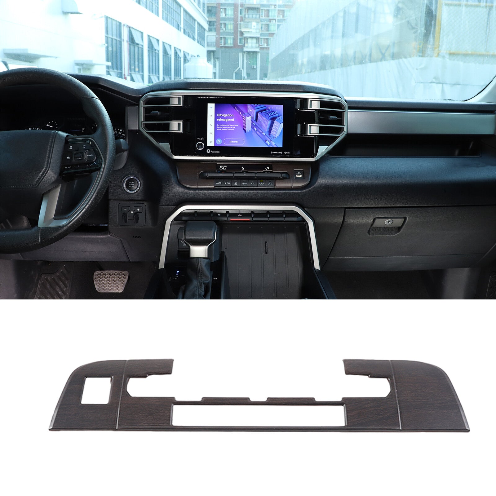ABS Bright Red Shift Button Cover Trim for Corolla Cross 2022 2023- v