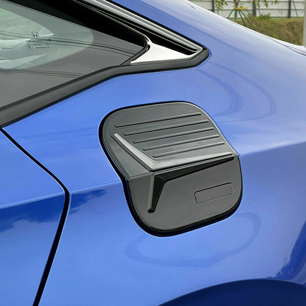 for Honda for Civic Sedan 2022-2023 ABS Black Car Fuel Oil Tank Gas Cap Cover Trim