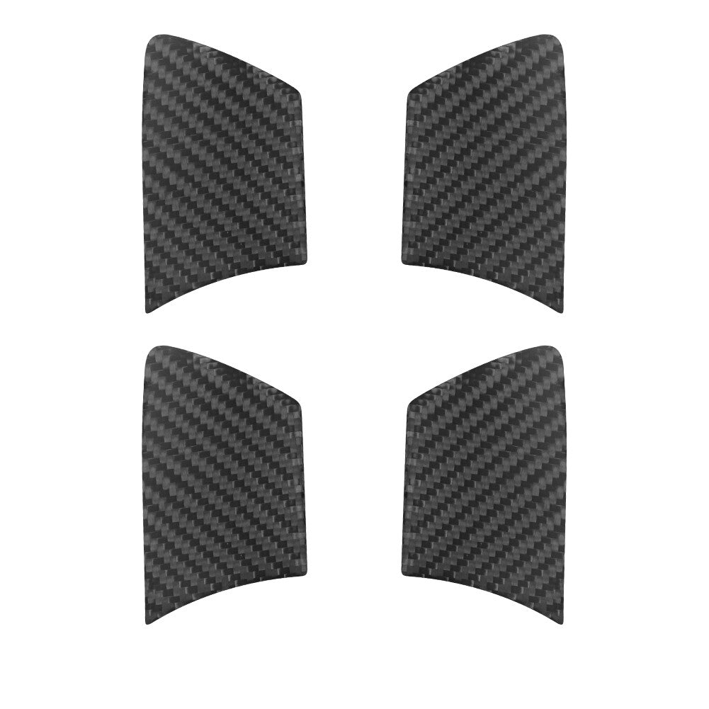4Pcs Carbon Fiber Interior Door Handle Bowl Cover Trim for Toyota Hilux