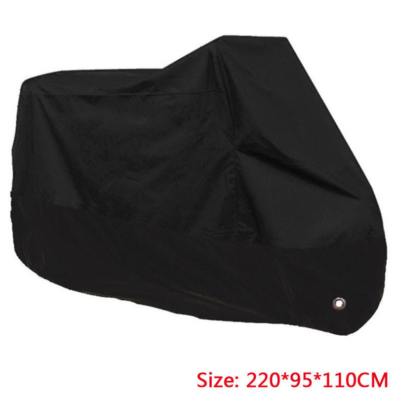 Motorcycle and electric bicycle protective case, all black, waterproof, outdoor, rainproof, and UV resistant. n